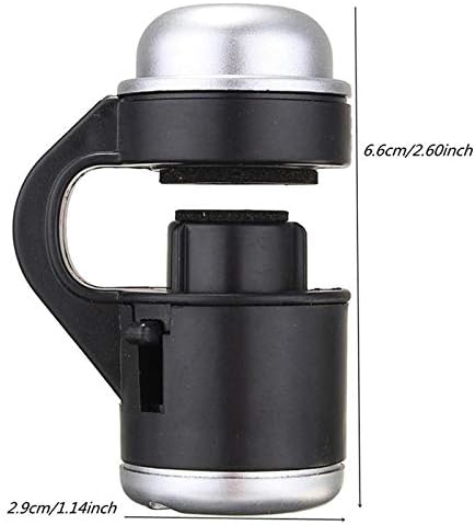 Jiusion 30X Zoom Bright LED Stereo Microscope Magnifier Clip-On Cell Phone Mobile Phone Camera Lens Compatible