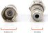 Accessonico F Type Male Plug to RCA Female Jack - RF Video TV Cable Adapter (4 Pack)