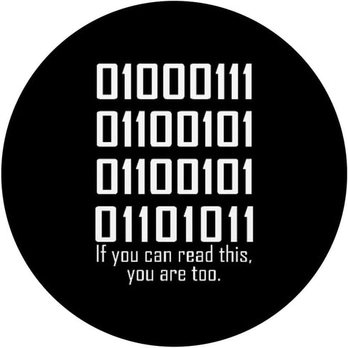 Software Engineers Funny Programming Coding Binary Code Swappable PopSockets PopGrip