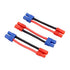 3pcs Male 3.5MM Bullets to Female EC3 Connector Adapter Cable with 5cm 14awg Wire for Super Tigre (BDHI-60)