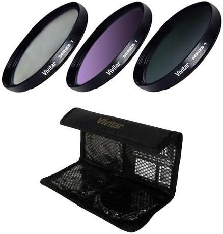 Vivitar VIV-FK3-46 3 Piece Filter Kit - 46mm (Black)