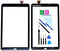 Black Touch Screen Digitizer Glass Replacement for Samsung Galaxy Tab E 9.6 SM-T560 T560 T561(No LCD) with Adhesive and