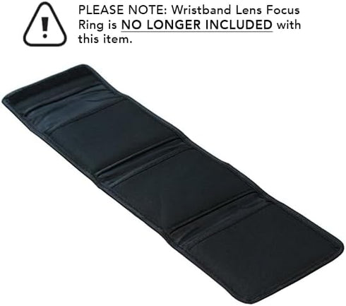2 PCS Padded Tri-fold 3 Pocket Wallet-Style Filter Case - for Circular Filters 40.5mm to 82mm + CamDesign Wristband