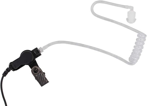 2.5mm Earpiece Headset - Coiled Tube for Harris Police Radio XG25 XG75 P7300 for Motorola Kenwood