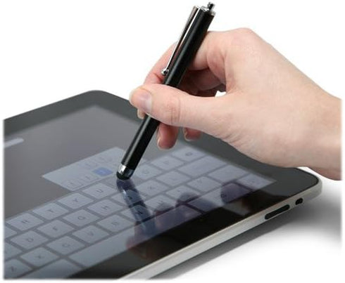 BoxWave Stylus Pen for Panasonic Toughpad FZ-M1, Rubber Tip Capacitive Stylus, Jet Black