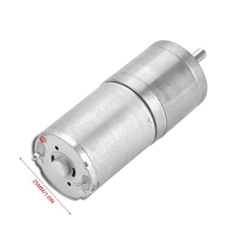 25GA-370 12V 25MM (60 DC Electric Gear Motor Reduction Motor for RC Car Robot Model DIY Engine Toys Outer Diameter RPM)