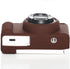Pocoukate Silicone Case for Sony ZV-1F, ZV-1 II/ZV-1M2 Vlog Camera, Anti-Scratch Slim Fit with Screen Protector - Coffee