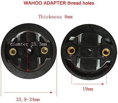 Trigo Bicycle Computer Mount Insert Kit Base Adapter for Garmin K-Edge, Bryton, Wahoo, MIO, Giant Out Front Replacement