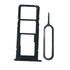 ruichuang A34/A54 Dual SIM Card Tray SD crad Tray solt Holder Compatible with ZTE Blade Black
