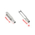 URIMPAVIDO 10PCS M3 Thread Self-Locking Metal Clevis Quick Link Steel Clevis for Fix Wing RC Airplane Helicopter Model