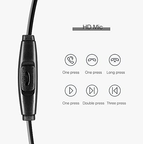 FAAEAL Iris Ancestor Earbuds: 32 Ohm Wired Headphones with Good Bass, HD Microphone, for Smartphones, PCs, Tablets.