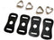 4 Pack Camera Triangle Split Ring Leather Pad Protector Cover for Fujifilm, Canon, Nikon, Sony, Olympus