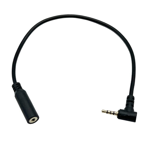 Seadream 2.5mm Cable;2Pack 10inch 2.5mm 4 (10inch 2Pack) Extension Right Angled Male to Female Extension Cable Pole
