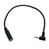 Seadream 2.5mm Cable;2Pack 10inch 2.5mm 4 (10inch 2Pack) Extension Right Angled Male to Female Extension Cable Pole
