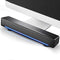Bewinner USB Wired Soundbar, 3.5mm Stereo Soundbar Music Player Bass Surround Sound Box