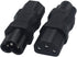 JORINDO 2 Pack IEC320 C6 C13 3 C13 3 C6 C6 C13 to Power Adapter Adapter Plug,IEC Pole Female to PIN Male AC Converter