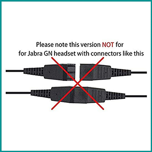 U10 Headset Adapter Cable for Plantronics QD Quick Disconnect Headsets, Compatible with Cisco IP Phone 68xx 78xx 88xx