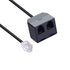 RJ9 Telephone Training Adapter Y Splitter for Headset or Handset, Compatible with Norstar, Nortel, Avaya, Mitel