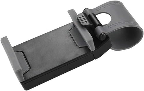 Reiko Car Steering Wheel Phone Mount - Gray, HLD07-GY, Retail Packaging