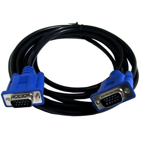 Importer520 HD15 (10Ft, Male to Male VGA Video Cable for TV Computer Monitor Black Conntector)