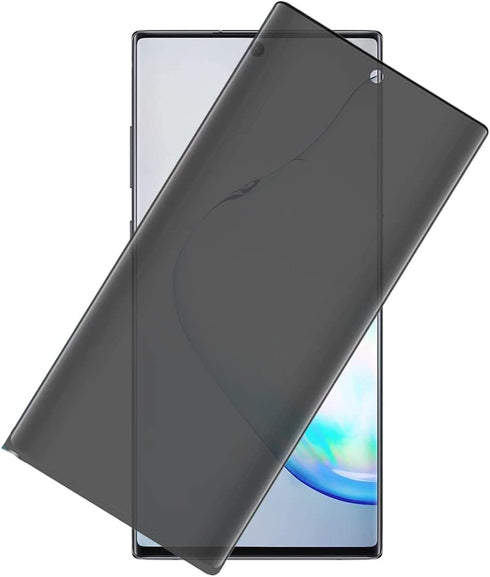 2 Pack Privacy Screen Protector for Samsung Galaxy Note 10 Plus, Anti-Scratch Protective Film