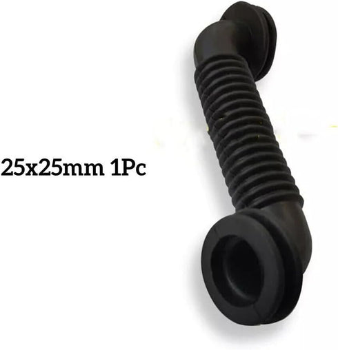 UCCKEYI (25 25MM) Car Harness Wiring Door Tube Rubber Sleeve Dust-Proof Oval Black *