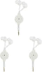 Hemobllo Retractable Earphones, 3 Pcs Wired in Ear Headphones 3.5mm Jack Stereo Wired Earbuds for Phones