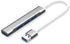 Generic 3.0 4 1 USB Hub Adapter Type-C USB Docking Station Multi Splitter Adapter in Office Supplies Grey A Attractive