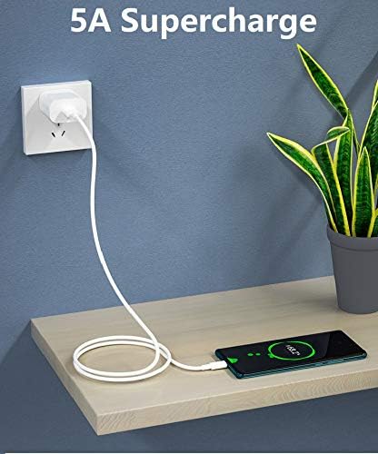 for Huawei Supercharge Power Adapter,4.5V 5A Quick Fast Charger with Super Charging USB Type C Cable Super Charger for Huawei P20 Pro, P10 Plus,Mate 9 MT9, Mate 10 Pro, Honor (Super Charger)