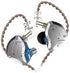 keephifi KZ ZS10 Pro in Ear Monitor Headphones, KZ HiFi Earbuds with 4 Balanced Armatures and 1 Dynamic Driver (Blue No