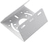 Universal Security Camera Vertical Pole Mount Bracket, Solid Metal Adapter with 3 Loops for CCTV Cameras