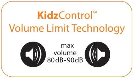 Kidz Gear Fold-Flat Travel Headphones, Pink