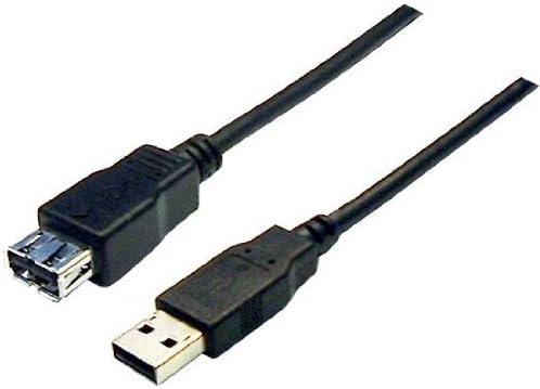 10ft USB 2.0 Type A Male to Female Extension Cable - Black