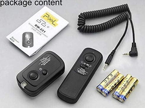 Pixel Oppilas 2.4GHz Digital Wireless Remote Shutter Release E3 for Canon, Fujifilm, Samsung Cameras