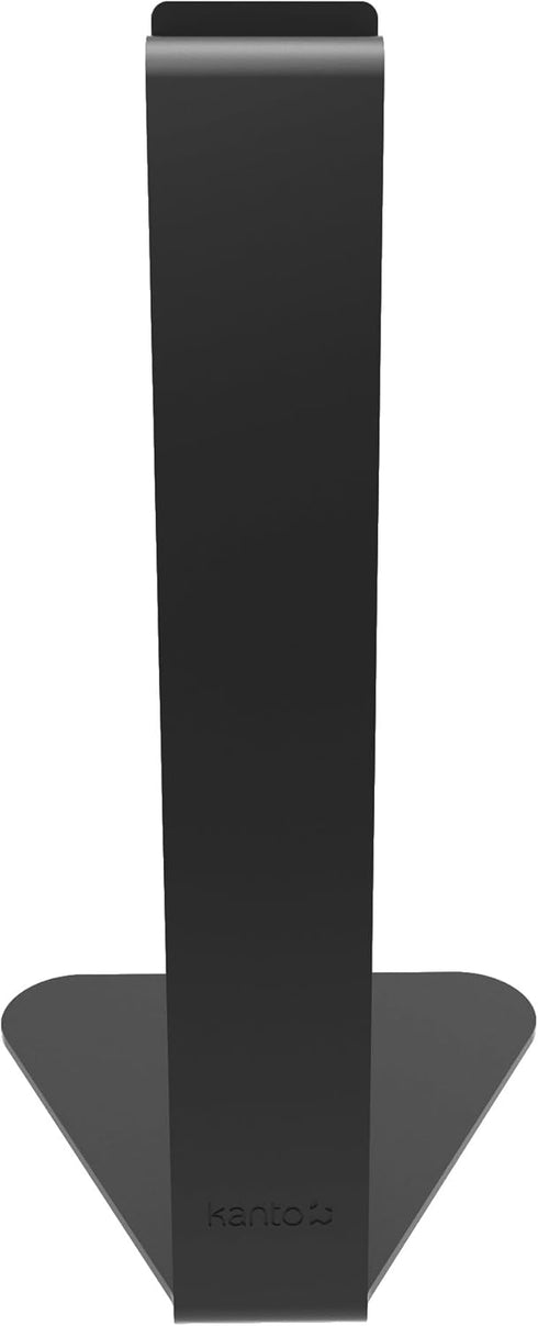 Kanto H1 Universal Headphone Stand: Curved Silicone Padding | Black