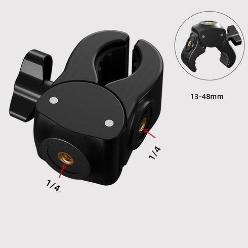ThtRht 1/4''-20 Camera Clamp Mount with Threaded Connector Super Clamp Mount for Magic Arm Camera Tripod Pole