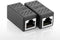 2Pcs RJ45 Coupler Connector, Cat6A Network LAN Ethernet Cable Extension Adapter for Cat7/Cat6a/Cat5e