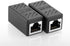 2Pcs RJ45 Coupler Connector, Cat6A Network LAN Ethernet Cable Extension Adapter for Cat7/Cat6a/Cat5e