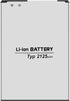 DDONG BL-46ZH Battery for LG Leon Tribute 2, K7 LS675 D213 H340 L33 X210 Replacement Battery