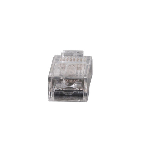 Klein Tools VDV826-702 Pass-Thru Modular Data Plug, RJ45 CAT5E, Gold Plated, 50-Pack