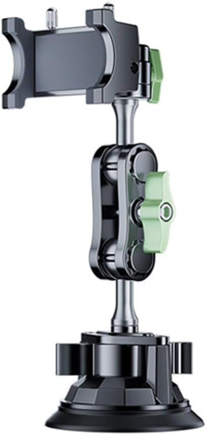 Tmengdao 360 Suction Cup Phone Mount, Ultra-Stable Phone Holder for Vlog Shooting, Rotation for Windshield, Roof Glass