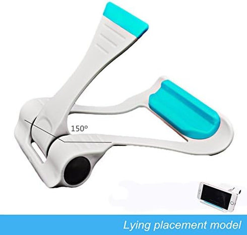 Two Models Multi-Angle Adjustable Universal Portable Cellphone Tablet Stand Holder Mount, Blue