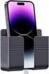 D1 Wall Mount Phone Holder, Stand with Adhesive and Data Cable Receiving Hole, Compatible with iPhone, TV Remote,