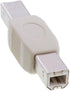 Cmple - 10 Pack USB B to B Adapter USB 2.0 Male to Male Coupler Plug Connector for Printer Scanner HDD