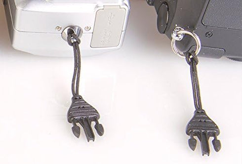 OP/TECH USA 1301082 Mini QD Loops - 1.5mm System Connectors (Black) - Set for Cameras, Cell Phones & Binoculars