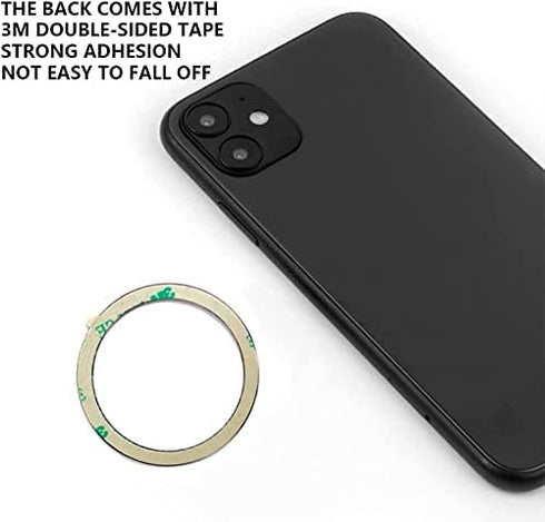 Magnetic Wireless Charger Universal Metal Rings - 6pcs for MagSafe-Compatible Charger on iPhone 14/13/12 Series and