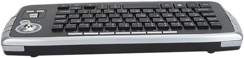 Mini Ergonomic Keyboard Trackball Air Mouse, 1200dpi Function, 2.4G Wireless Keyboard with Trackball for Laptop PC TV