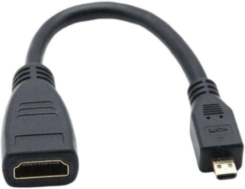 Generic 1pcs 15CM 1080P Mini hdmi Adapter, HDMI Type D to Mini HDMI Female Extension Cable, HDMI Public to HDMI Mother