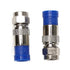 RG6 Compression F Type Straight Antenna Cable Connector Coax Adapter, Pack of 30