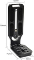 LingoFoto 1/4" 3/8" L Bracket for DSLR/Mirrorless Cameras, Arca-Swiss Quick Release Plate with Vertical/Horizontal